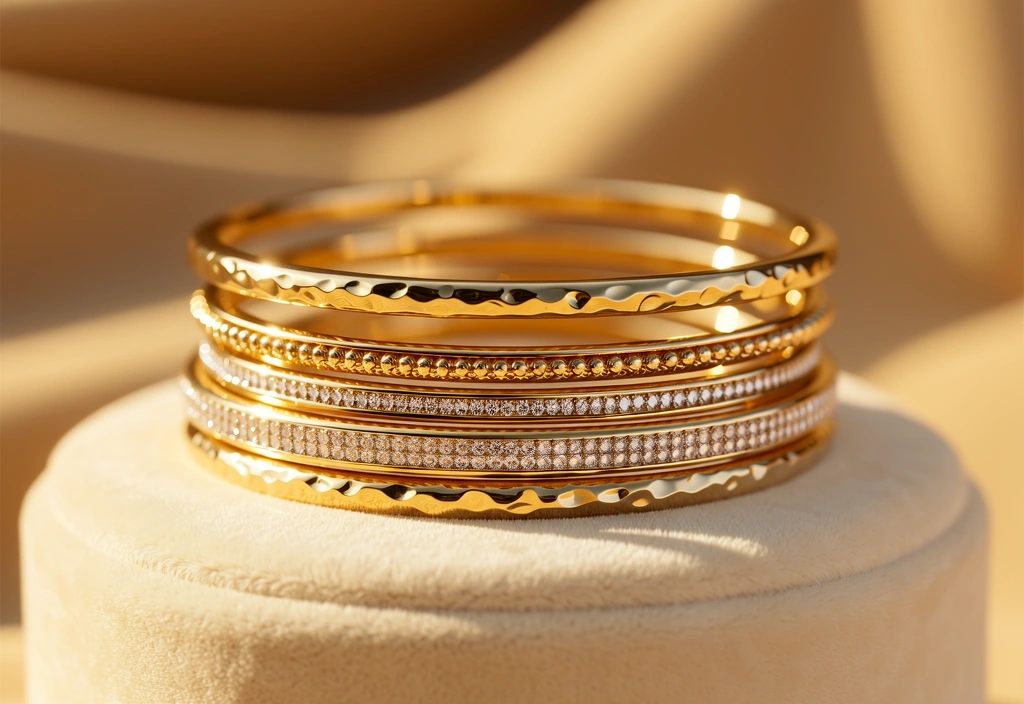 Stackable Gold Collection